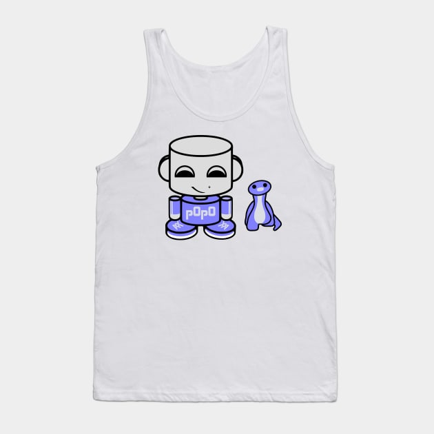 Popo & Rawr O'BABYBOT Toy Robot Tank Top by Village Values